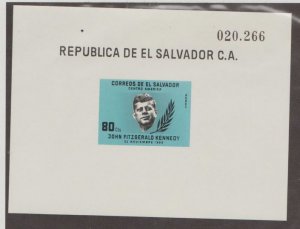 El Salvador Scott #C214 Plate #020.266 Stamps - Mint NH Souvenir Sheet