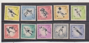 Costa Rica Scott # C303-C312 MNH Sports Catalogue $14.75