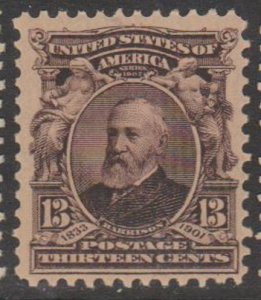 U.S. Scott #308 Harrison Stamp - Mint Single
