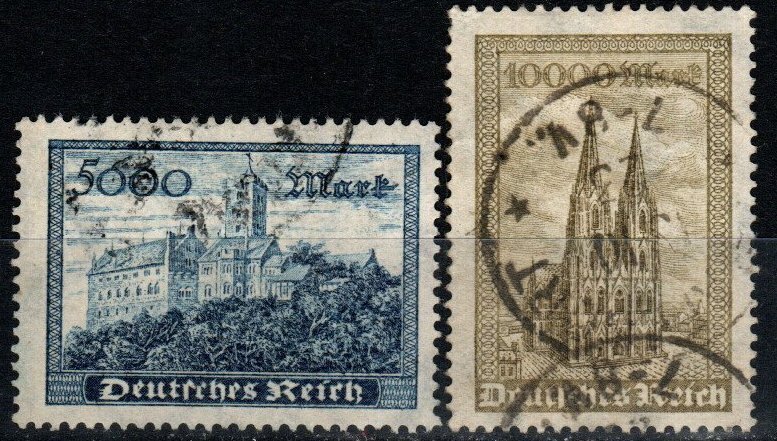 Germany #237-8  F-VF Used CV $6.75 (X627)