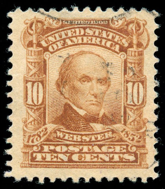 momen: US Stamps #307 Used PSE Graded VF-80J