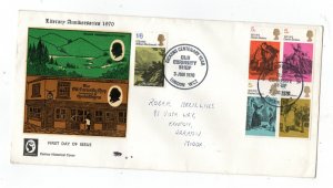 GB 1970 Literary Anniversary FDC Old Curiosity Shop PMK WS37085