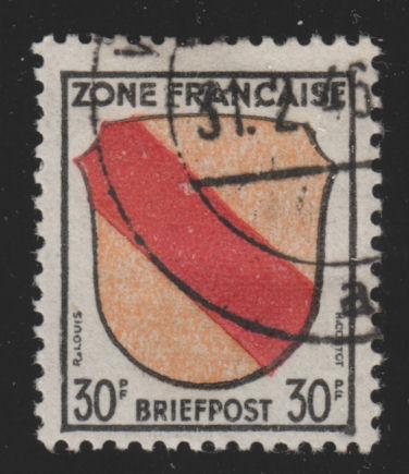 Germany 4N10 German Briefpost 1946