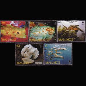 TURKS & CAICOS 2003 - Scott# 1447-51 Marine Life Set of 5 NH