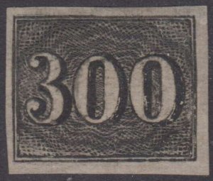 BRAZIL 1850 Sc 27 RHM 17 KEY VALUE UNUSED SCV$400.00 RHM$900.00