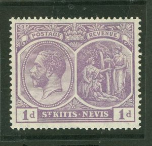 St. Kitts-Nevis #39 Unused Single