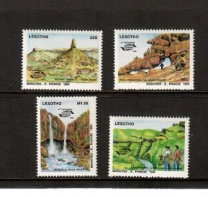 Lesotho 1995 - Nature Tourism - Set of 4 Stamps - Scott #1032-5 - MNH