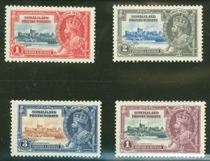 Somaliland Protectorate #77-80  Single (Complete Set)