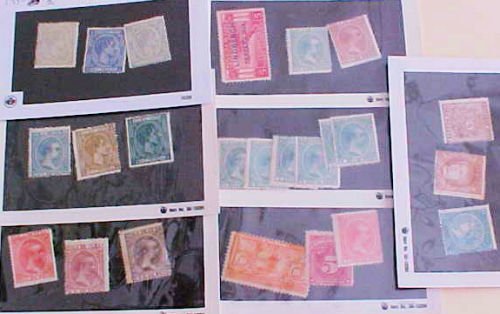 CUBA STAMPS 18 DIFF. #32/P30   MINTLIGHT HINGED cat.$172.00