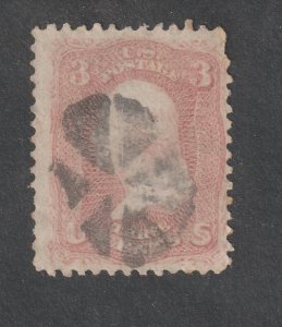 U.S Scott 65 used Fancy cancel