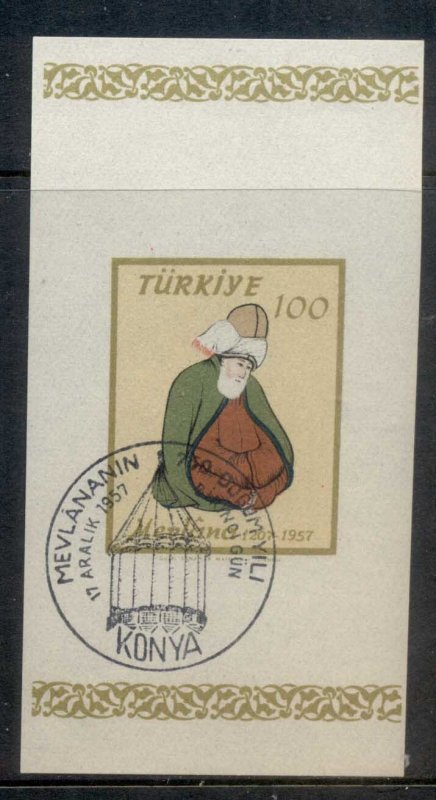 Turkey 1957 Mevlana MS FU