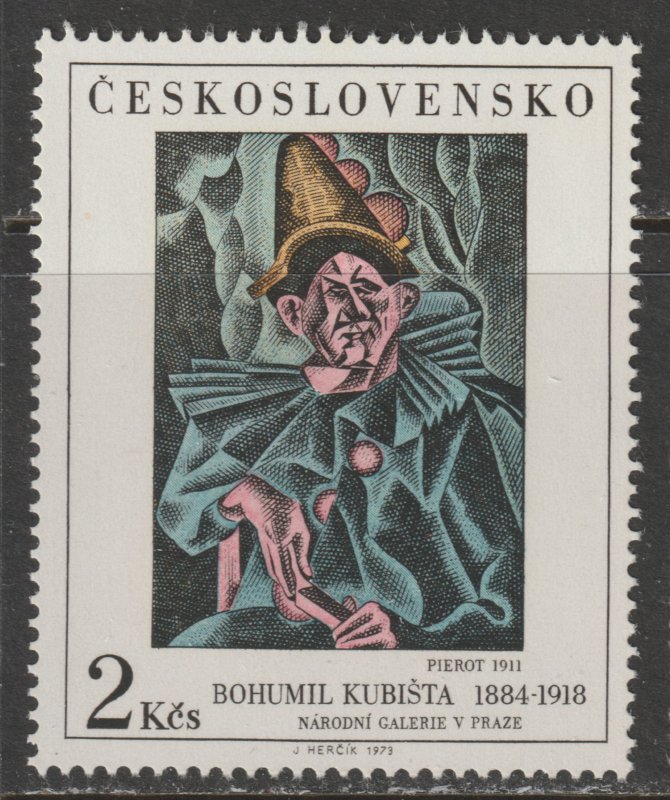1973 Czech Rep - Sc 1911 - MNH VF - 1 single - Paintings