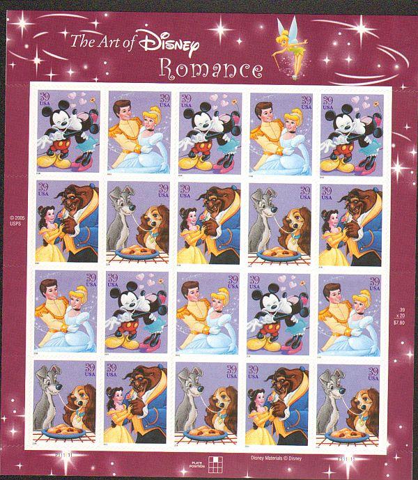 US #4025-28 Mint Sheet Disney Characters 