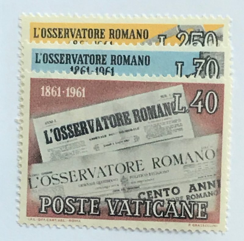 Vatican City #310-312 MNH CV$2.75