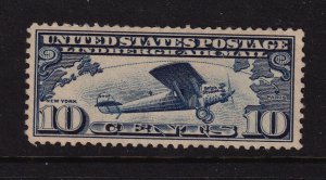 1927 Lindbergh plane Sc C10 AIRMAIL MNH OG single CV $12.50 (B1