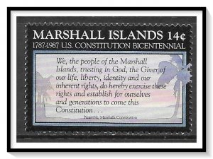 Marshall Islands #143 US Constitution Bicentennial MNH