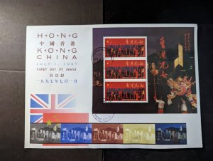 1997 Hong Kong China First Day Cover FDC Philatelic Cover Sierra Leone 3