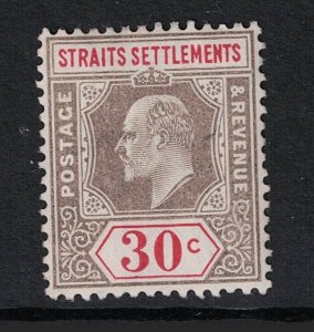 Straits Settlements SG# 134 Mint Very Light Hinged - S19413