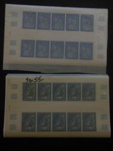 FRENCH ANDORRA : Very clean grouping of all VF MNH Cplt sets. Scott Cat