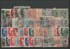 Italy Kingdom Very Fine Used Stamps Lot Collection 15157