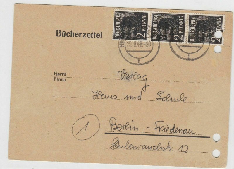 German Postal History Stamps Postcard Ref: R5113
