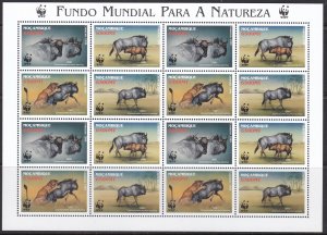 Mozambique, Fauna, WWF, Animals MNH / 2000