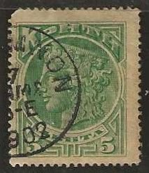 Crete Sc. 51  used, toned, minor corner fault..  1900. (C475a)