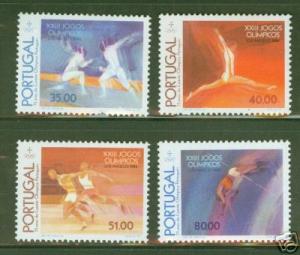 PORTUGAL Scott 1606-9 MNH** Summer Olympic Games set