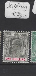 BAHAMAS  (PP1710B)  KE  1/-  SG 67   MOG