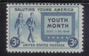  963 - .03 Salute to Youth mnh f-vf.