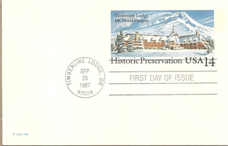 Scott# UX119 US Postal Card FDC