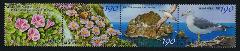 Korea 2137 MNH Dokdo Island, Flowers, Birds