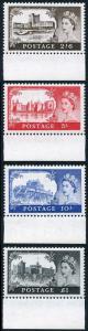 SG536a/39a QEII 1958 Castles (De La Rue) Set of Four U/M