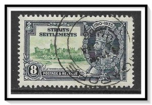 Straits Settlements #214 Silver Jubilee Used