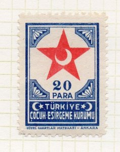 Turkey 1942/43 Child Welfare Issue Fine Mint Hinged 20p. NW-271642