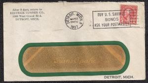 Restrick Lumber Co Detroit MI 1937 cover