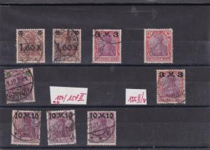 german overprint germania  collectable stamps ref r12303