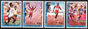 Ivory Coast 1984 Olympics Los Angeles Mi.838/41 MNH