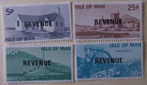 Great Britain Isle of Man Revenue MNH  Full Set