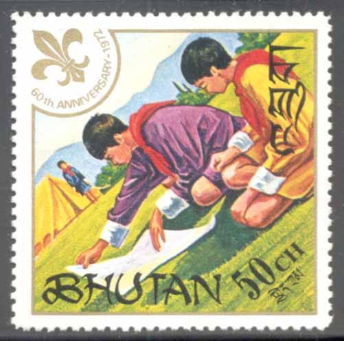 Bhutan ~ #136 ~ Boy Scouts ~ MH