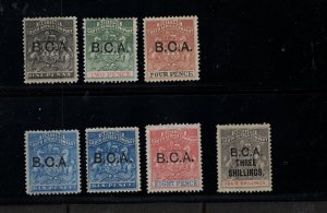 British Central Africa #1 - #13 #18 - #20 (SG #1 / #13 #18 / #20) Very Fine Mint