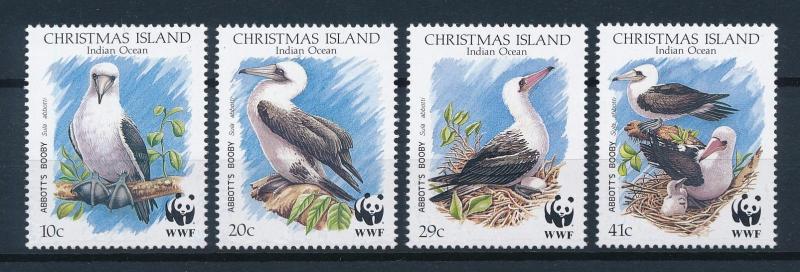 [53675] Christmas Island 1990 Birds Vögel Oiseaux Ucelli WWF Abbott Booby MNH