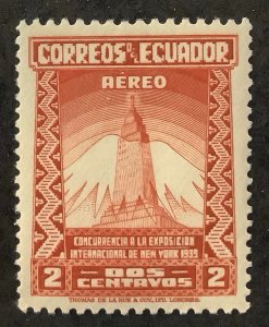 Ecuador 1939  Scott C80 MNH - 2c,   New York World's Fair