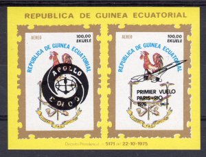 Equatorial Guinea 1976 Mi#Block 219  Concorde/Apollo Soyuz Souvenir Sheet MNH