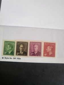 Stamps Canada Scott #297-300 never hinged