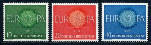 Germany #818-820  Set of 3 MNH