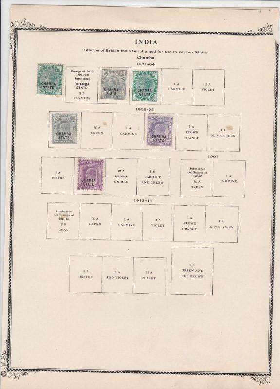 india stamps page ref 17023