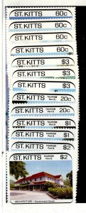 St. Kitts #223-9/239-44  Single (Complete Set)