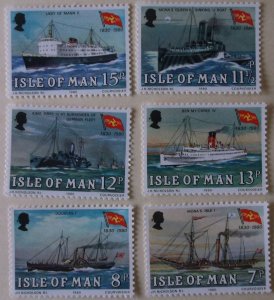 Great Britain Isle of Mann 168-73 Cat $2.05 MNH  Full Set Ship Topical