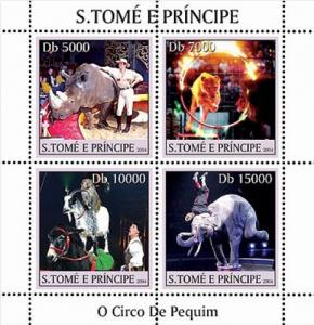 SAO TOME E PRINCIPE 2004 SHEET CIRCUS PEKIN st4311